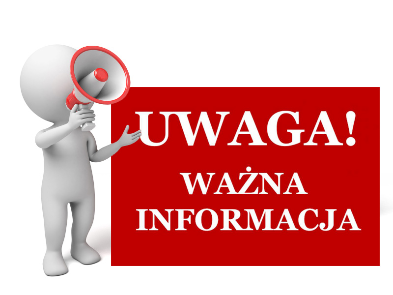 uwaga ważna informacja